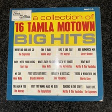 Various - 16 Tamla Motown Big Hits 1st Press 1964 TML  11001 - A1 /B1 Mono