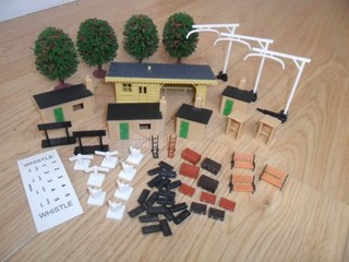 Collection of Scenic Accessories for Hornby OO Gauge Model Railway Sets
