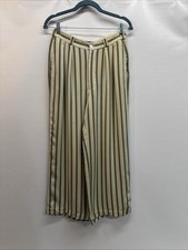 Ralph Lauren Purple Label Double-Pleated Trousers Sz 6 Wide Leg Mulberry Silk