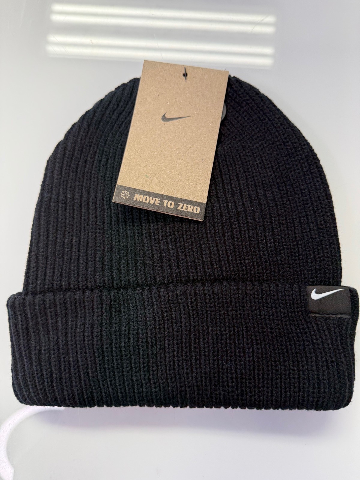 Beanie - Black Terra Warm Rib Knit Cuffed Adult Winter Hat C