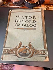 1927 Victor Phonograph Records Annual Catalog Victrola