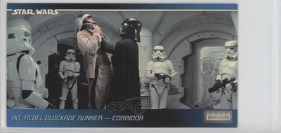 1995 Topps Star Wars Widevision Int Rebel Blockade Runner Corridor #8 md3