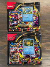 Pokemon Mega Evolutions ME01 3-Pack Blister Set of 2! Brand New