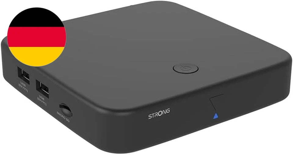STRONG SRT420 4K Streaming Box Android TV Mit Ethernet-Port, DVB-T2, 2GB RAM + 1 - Bild 4 von 4