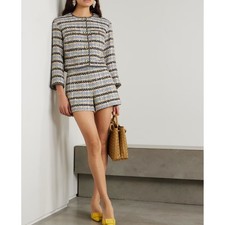 VERONICA BEARD Jazmin metallic tweed shorts, Promotion sale Size 4