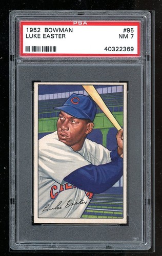 1952 Bowman #95 Luke Easter PSA 7