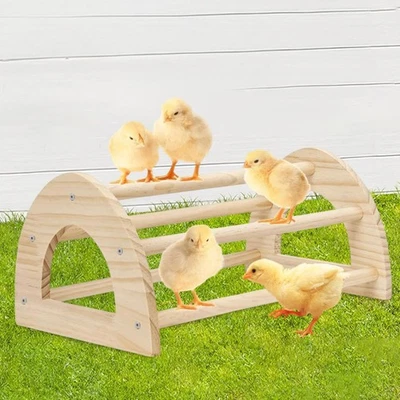 Perchoir à Poules, Support En Bois Pour Poussins Et Poules (grand Modèle) - Photo 1/4