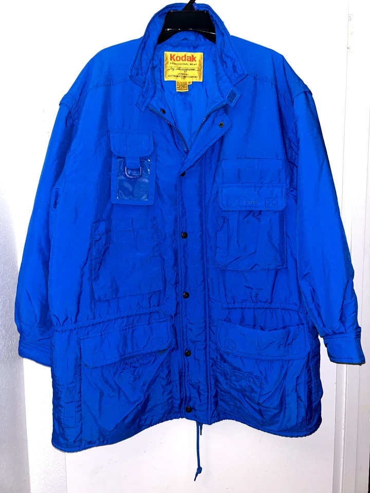 Chaqueta de Fotografía Profesional Kodak Vintage RARA de Attaccapanni Talla XL 1990 Foto 4 de 4
