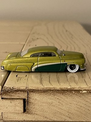 2023 Hot Wheels Hirohata Merc HYR69 Dk Green Rod Squad Diecast 1:64 Toy Race Car