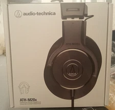 Audio-Technica M-Series ATH-M20x  Monitor Headphones Black