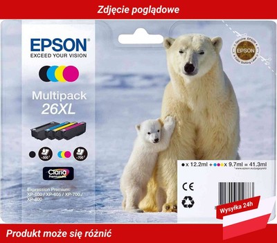 C13T26364010 Epson Expression Premium XP-600 wkład atramentowy CMYK