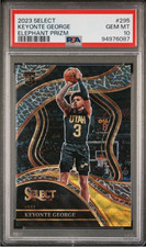 KEYONTE GEORGE 2023 PANINI SELECT #295 ELEPHANT PRIZM PSA 10