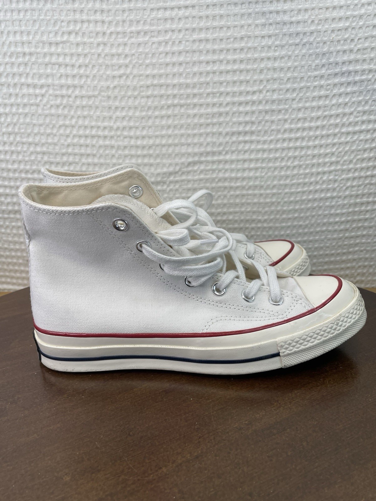 SAOLA Converse Chuck Taylor All Star bianche granato gret 162056C uomo taglia 6 donna 8