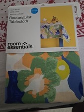 Room Essentials Rectangular Tablecloth 60" x 104" 100 Cotton NWT