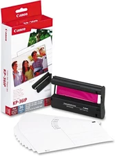 Canon 7737A001 (KP-36IP) Color Ink & Paper Set -Tri-Color in Retail Packaging