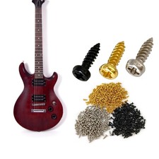 100Pcs Guitar Part Musical Instruments Accessory Electric Guitar Pickguard Screw