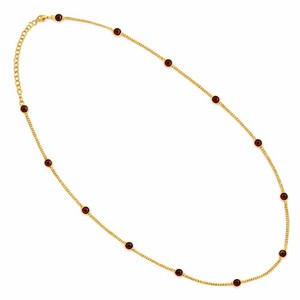 Authentic Gemstone Gold Plated Necklace Fall Tgn1019