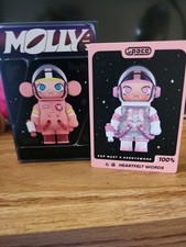POP MART 100 Mega Space Molly Series 3 Confirmed Figure Toy - Heartfelt Words
