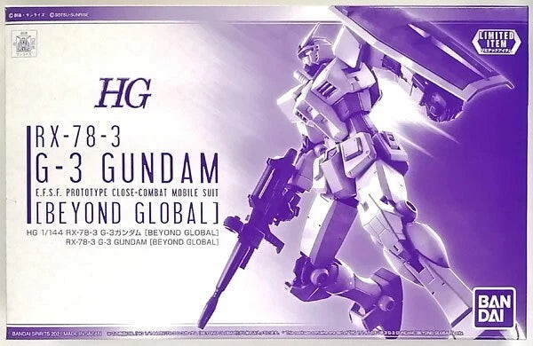 HG 1/144 RX-78-3 G-3 Gundam - Beyond Global Edition