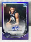 ACE BAILEY 2025-26 Bowman Chrome Auto Purple Refractor AUTO RC /250 JAZZ