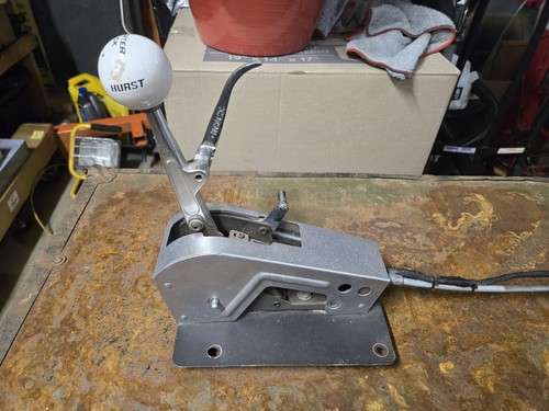 HURST Quarter Stick Shifter 3 Speed NHRA Drag Race w/ Cover and Cable ...