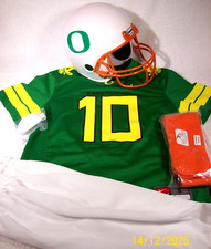 NIKE MASCOTA JUVENIL PEQUEÑA #10 PATOS OREGON CAMISETA DE FÚTBOL FRANKLIN CASCO UNIFORME