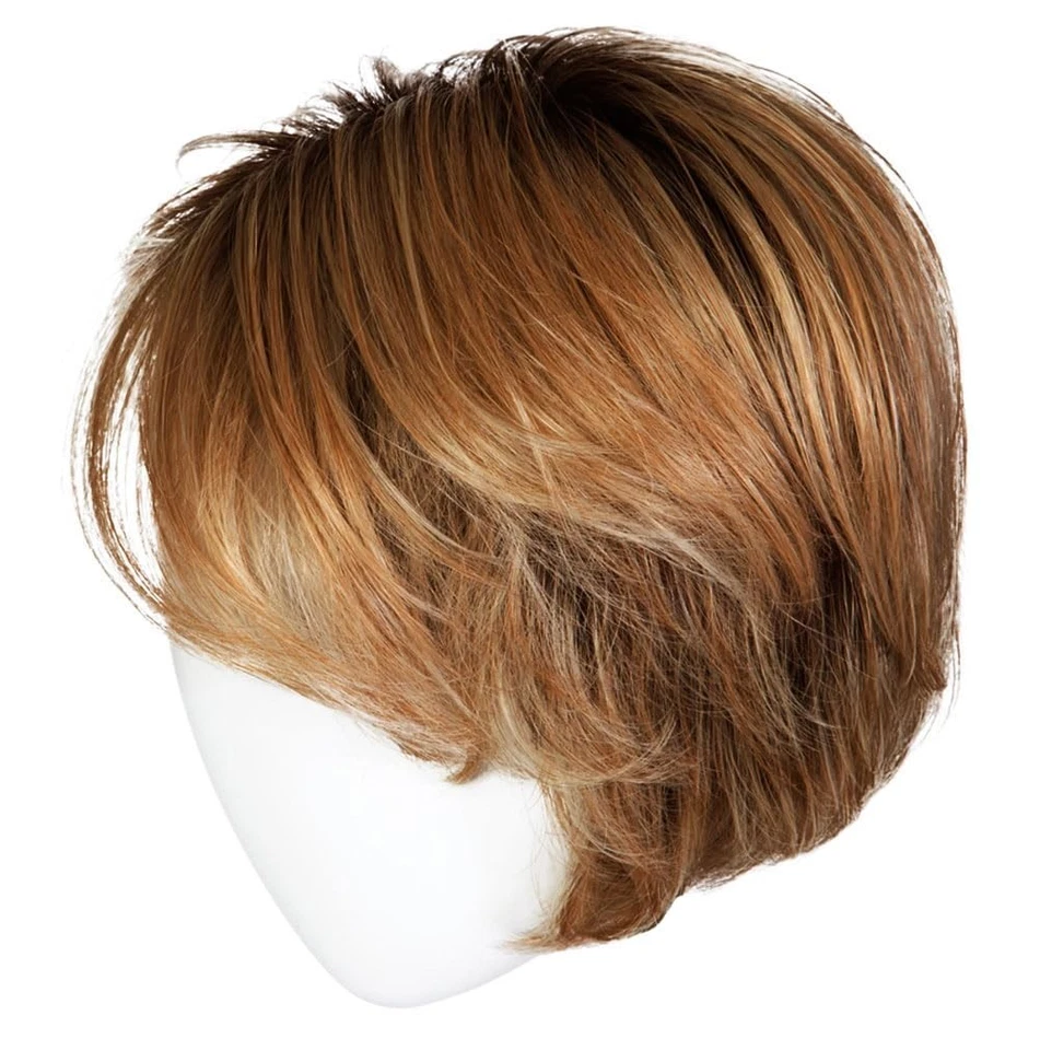 Raquel Welch Monólogo Corto Clásico Pixie RL14/25SS - Sombreado Miel Jengibre Foto 3 de 4