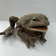 Folkmanis Folktails Bullfrog Hand Puppet Large Toad Frog Full Body Realistic
