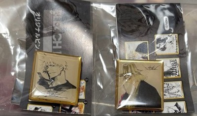 Bleach Exhibition Pin Badge Ichigo Kisuke Urahara Collection