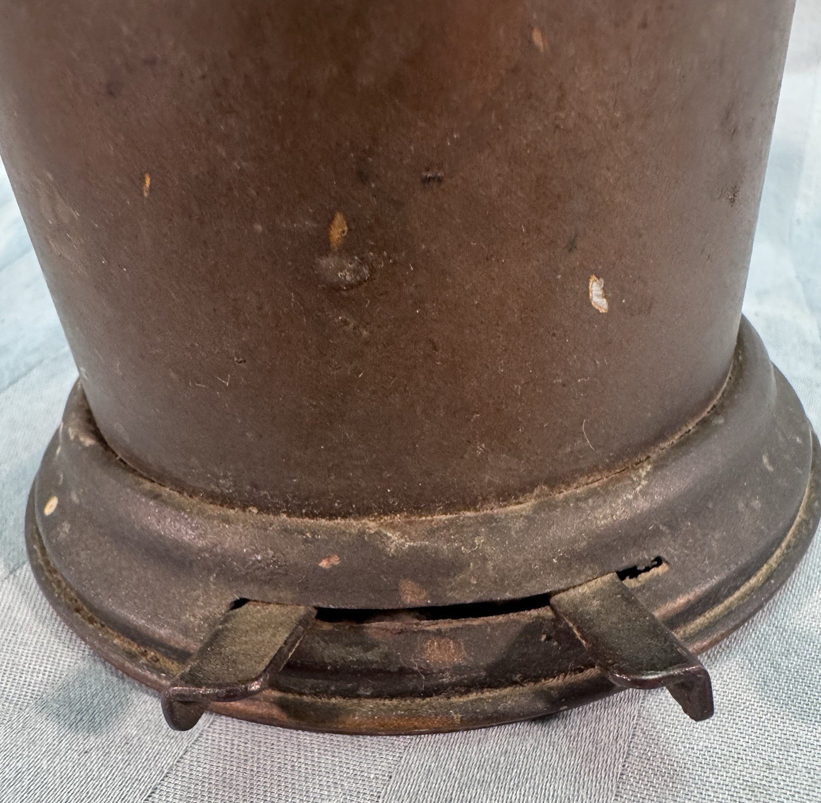 Vintage  Mechanical Cigarette Dispenser/Ashtray.  Keller Co. Brass & Aluminum