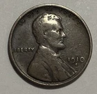1910 S Lincoln Wheat Cent Scratches Exact Coin Imaged #LWC1158