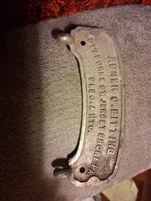 Jersey Shore PA Abner C. Bitting Plaque