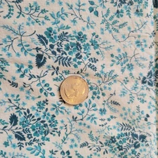 Full Vintage Feedsack:  Little Blue Flowers 