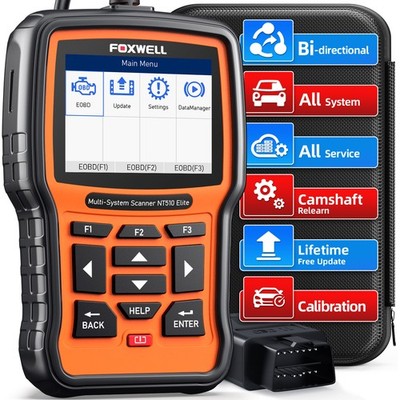 FOXWELL NT510 Elite for Volvo OBD2 All System Diagnostic Scanner Oil Reset TPMS