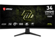 MSI 34" 200Hz VA UWQHD Gaming Monitor Adaptive Sync MAG 346CQDF E20