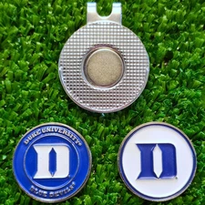Duke Blue Devils Golf Ball Marker with Magnetic Hat Clip New