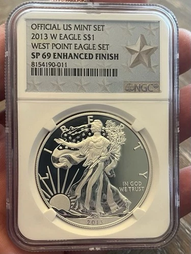 2013-W American Silver Eagle PCGS SP-69 Enhanced Silver Eagle