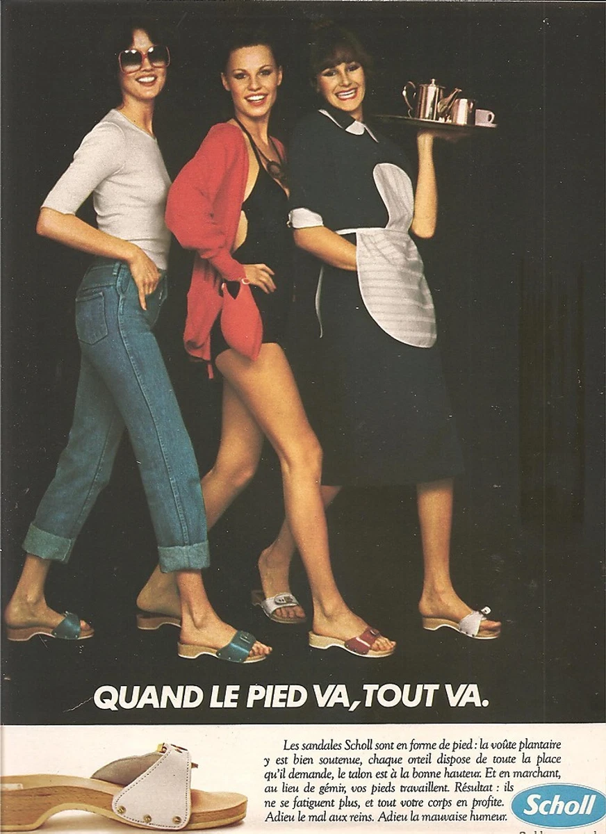 PUBLICITE Chaussures SCHOLL Quand le pied va tout va an.70 eBay