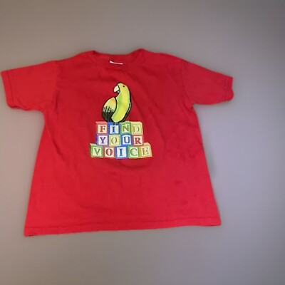 Delta Pro Weight Kids Red  Find Your Voice  Unisex T-Shirt Sz. 4T
