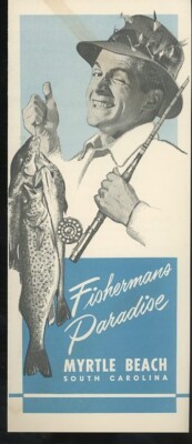 Fishermans Paradise Myrtle Beach South Carolina Travel Brochure