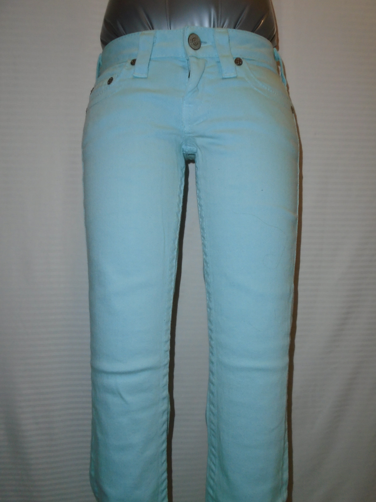 TRUE RELIGION  JOEY AQUA WOMANS JEANS SIZE 24