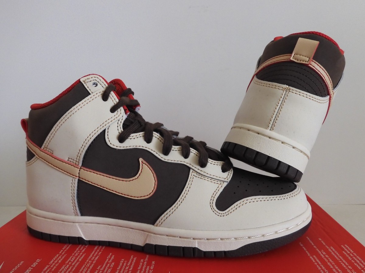 Nike Dunk Hi High Retro Se Baroque Brown-Sesame Mens Sz 8 Nike Dunk Hi High Retro Se Baroque Brown-Sesame Mens Sz 8