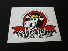 stara naklejka naklejka krowa elsa los. Fryzja Wschodnia