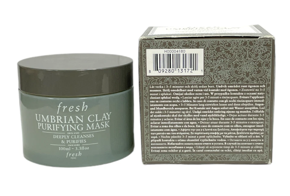 Máscara purificadora de argila da Úmbria fresca limpa e purifica profundamente (100ml/3,3fl) NOVA! - Imagem 4 de 4
