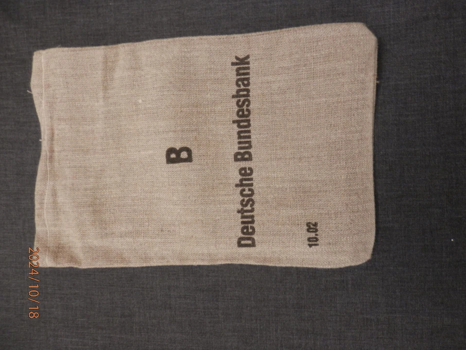 mit Fehlern 12 X GELDSACK B oder C  Upcycling DEUTSCHE BUNDESBANK - Bild 4 von 4