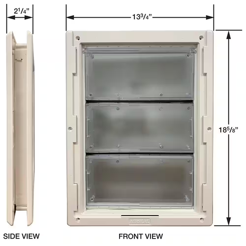 Pet Door Large Frame AirSeal Durable Entrance Flap Panel Opening Mounted Big Dog - Picture 2 of 12