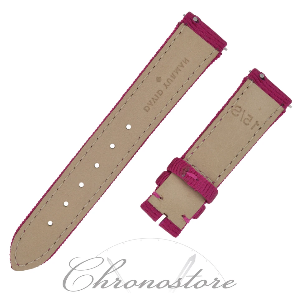 David Yurman 15/S 15 - 14 mm Purple Crosshatch Nylon Watch Strap Band - Image 2 of 2
