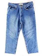 Vintage Lee 36x30 Relaxed Straight Leg Blue Jeans Classic Denim Stone Wash Work