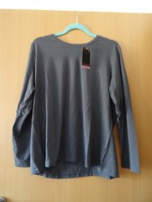 Pia Jessen Langarmshirt grau, neu mit Etikett, Gr. XL