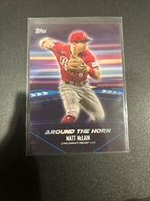 2024 Topps Series 2 Around The Horn Matt Mclain Blue #ATH-20 Cincinnati Reds